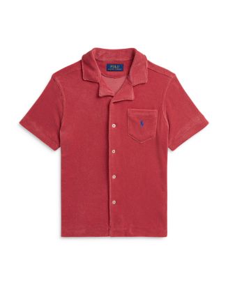 Ralph Lauren Boys' Terry Camp Shirt - Big Kid | Bloomingdale's Kids
