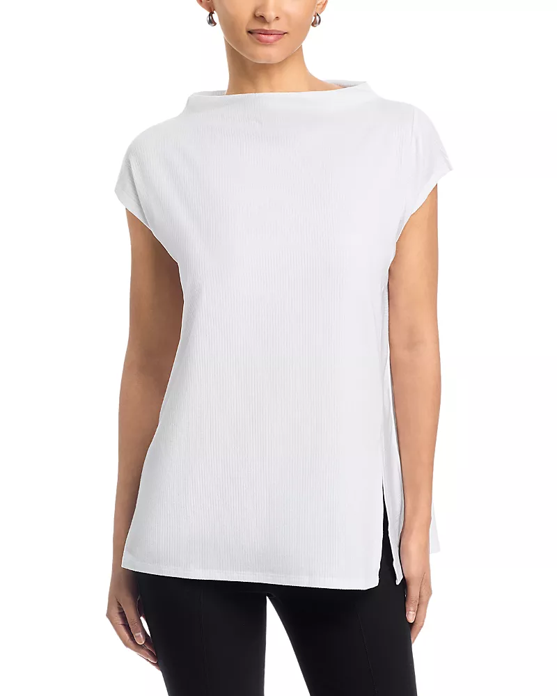 Eileen Fisher Wide Funnel Neck Tunic