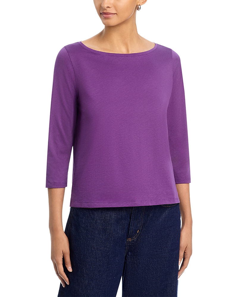 Eileen Fisher Bateau Neck Top