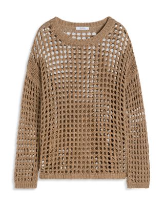MXPFEBE Desert Open Knit Sweater
