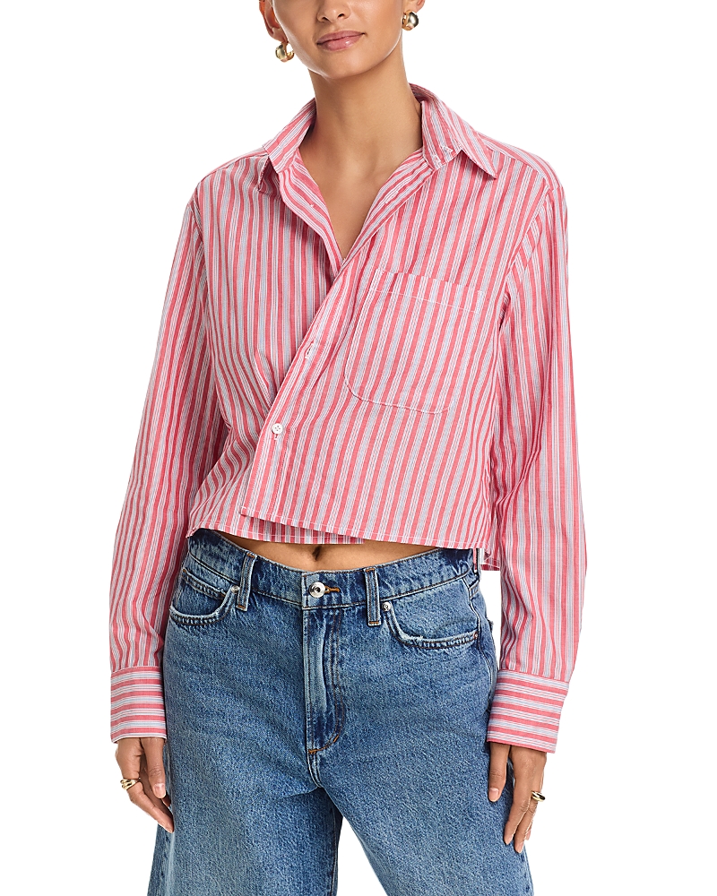 Cissa Cropped Button Front Shirt