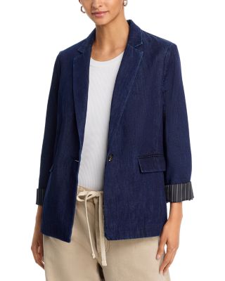 Jennie Denim Blazer in Indigo