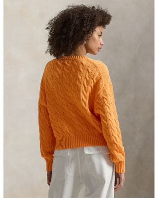 Cable Knit Crewneck Sweater