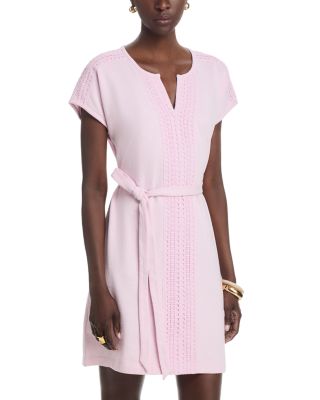 Sunset Harbor Lace Trim Dress