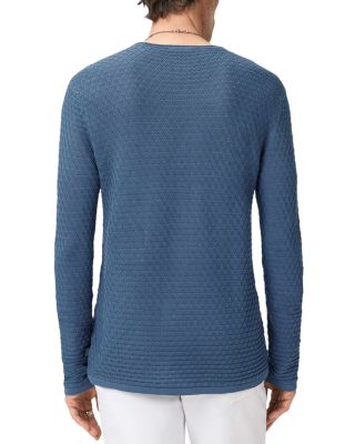 Seymour Long Sleeve Crewneck Texture Jacquard Tee