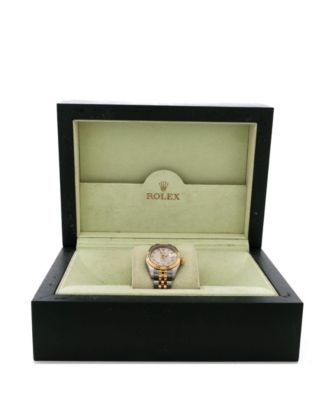  Oyster Perpetual Datejust Automatic Watch in Stainless Steel and Gold with Diamond Markers 26mm