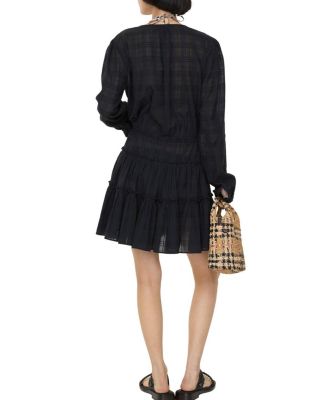 Check Cotton Voile Dress