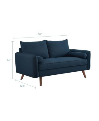 Revive Upholstered Fabric Loveseat