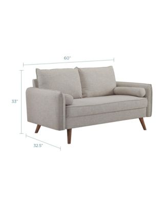 Revive Upholstered Fabric Loveseat