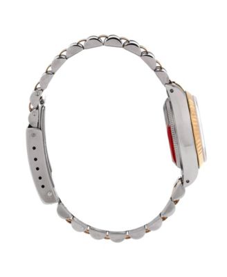  Oyster Perpetual Datejust Automatic Watch in Stainless Steel and Gold with Diamond Markers 26mm