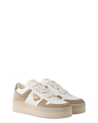  Women's Downtown Bold Nappa Leather and Suede Sneakers