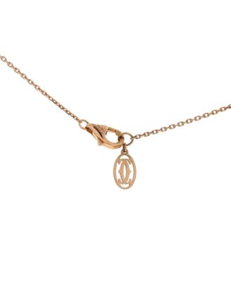  XS Cartier D'Amour Pendant Necklace 18K Rose Gold with Diamond, 16"