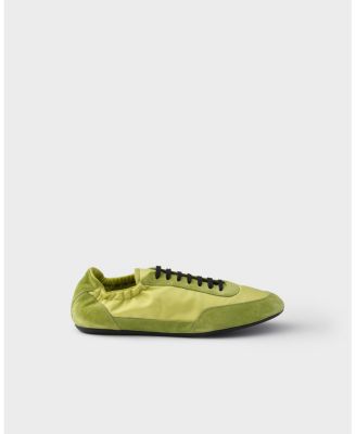  Men's Collapse Re-Nylon And Suede Elasticized Sneakers