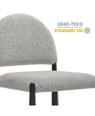 Hayley Upholstered Fabric Counter Stool