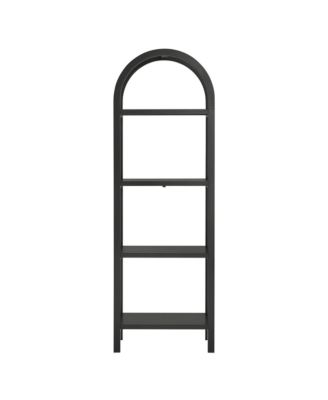  Vexley 72 Inch Tall Narrow Arched Bookshelf