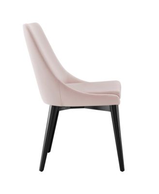  Viscount Accent Performance Velvet Dining Chairs, Set of 2