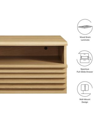 Render Wall-Mount Nightstand