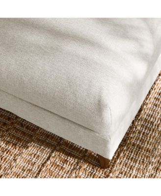 Zoya Down Filled Overstuffed Ottoman