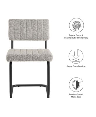 Parity Boucle Dining Side Chairs, Set of 2