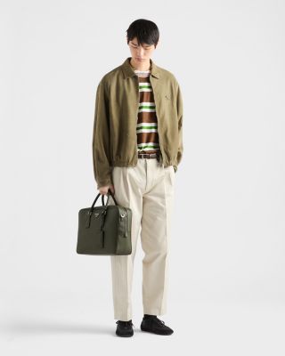 Saffiano Leather Work Bag