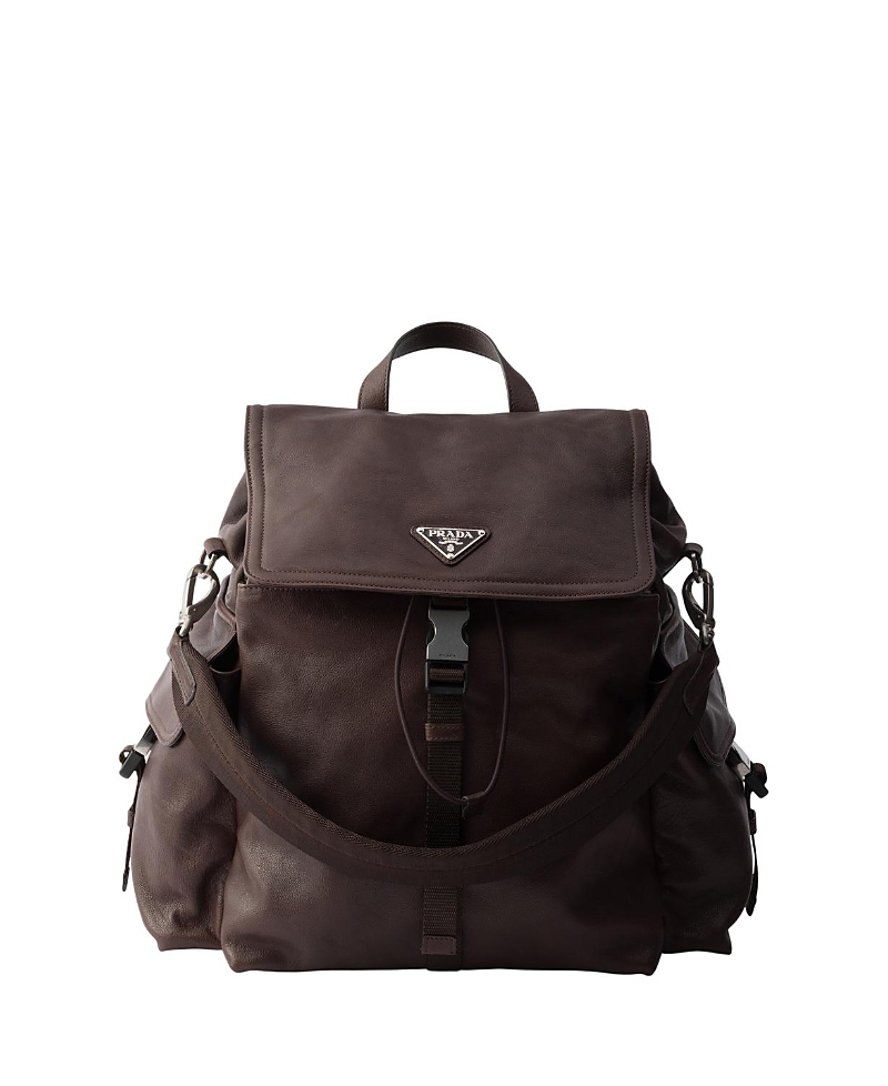 Prada Explore Leather Backpack