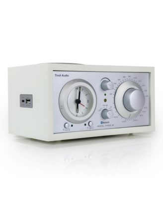 Model Three AM/FM Bluetooth Clock Radio with USB Charging Ports
