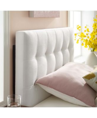 Lily Biscuit Tufted Performance Velvet Headboard, Twin