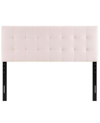 Lily Biscuit Tufted Performance Velvet Headboard, Full