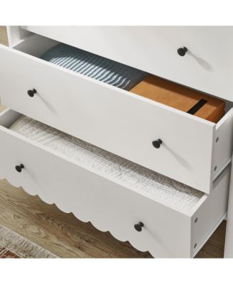 Emmeline Scalloped 5-Drawer Chest
