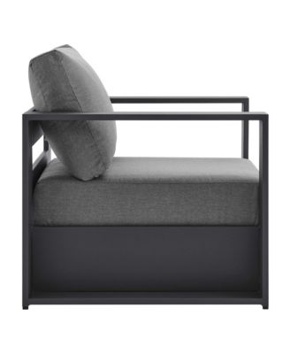  Tahoe Outdoor Patio Powder-Coated Aluminum Armchair, Set of 2