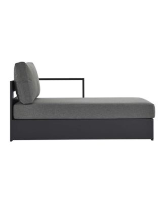 Tahoe Outdoor Patio Powder-Coated Aluminum Modular Right-Facing Chaise Lounge