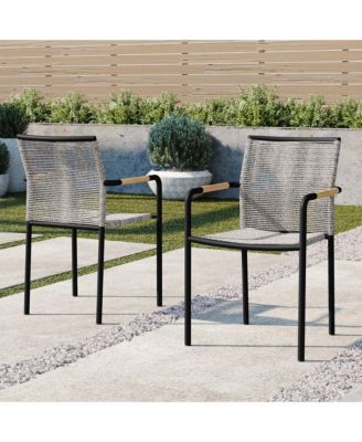 Serenity Outdoor Patio Armchairs, Set of 2
