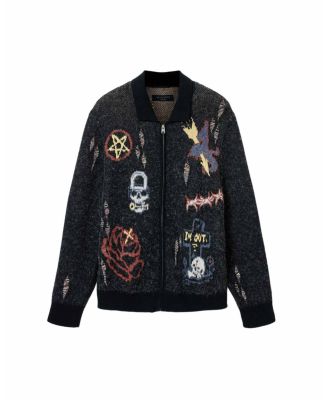 Meller Graphic Cardigan Sweater