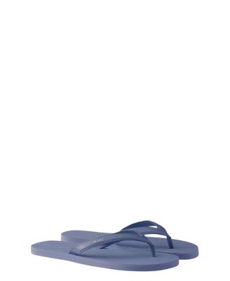  Men's Brushed Leather Flip-Flops