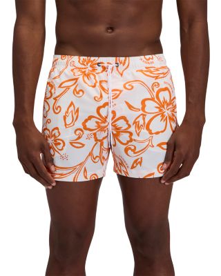 Sundek 5 Floral Rainbow Stripe Board Shorts