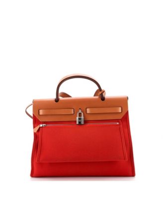 31 Herbag Zip Leather and Toile