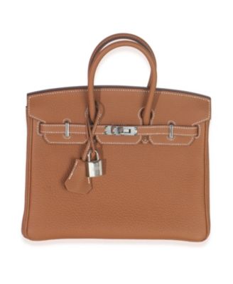 Birkin 25 Leather Handbag