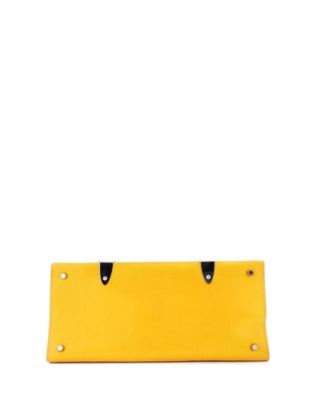  MM Saigon Top Handle Bag Coated Canvas with Leather