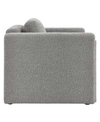 Visible Boucle Fabric Armchair