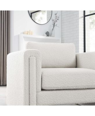 Visible Boucle Fabric Armchair