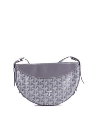   Hirondelle Shoulder Bag Coated Canvas and Leather