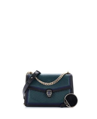  Small Serpenti Forever Shoulder Bag Quilted Leather