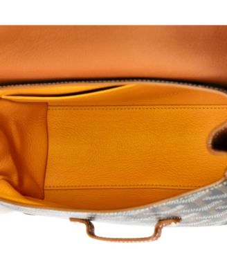  Mini Saigon Top Handle Bag Coated Canvas with Leather