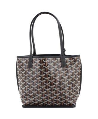 Mini Anjou Reversible Tote Coated Canvas