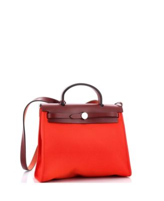 31 Herbag Zip Leather and Toile