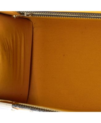  MM Saigon Top Handle Bag Coated Canvas with Leather