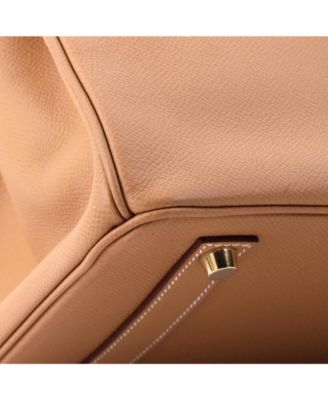 Birkin 35 Handbag Brown Courchevel with Gold Hardware