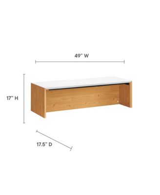 Kinetic 49" Wall-Mount Office Desk