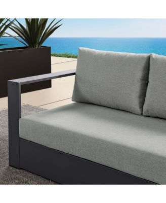 Tahoe Outdoor Patio Powder-Coated Aluminum Modular Left-Facing Loveseat