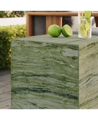 Jordana Square Plinth Indoor - Outdoor Patio Concrete Side Table